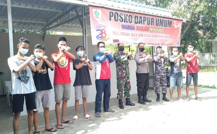 Peduli Warga Isoman, Sukarelawan Wonogiri Dirikan Dapur Umun hingga Galang Donasi