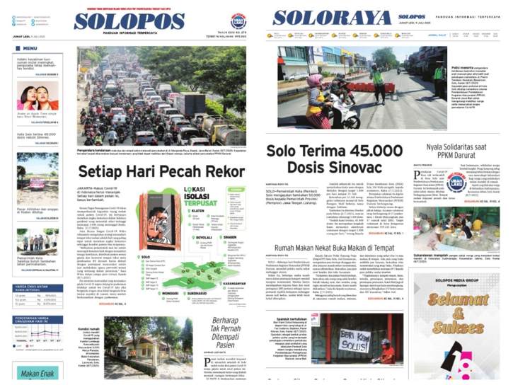 Solopos Hari Ini: Setiap Hari Pecah Rekor - Vimarsana News