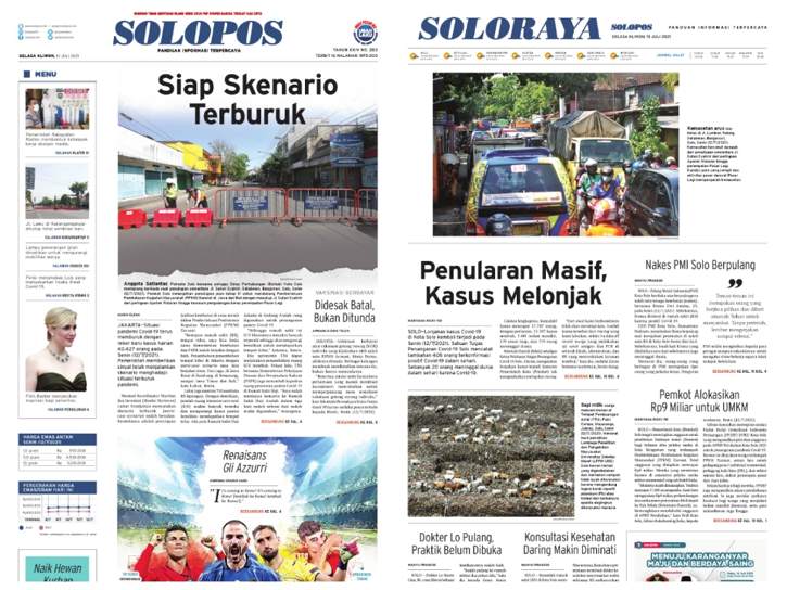 Solopos Hari Ini: Siap Skenario Terburuk - Vimarsana News