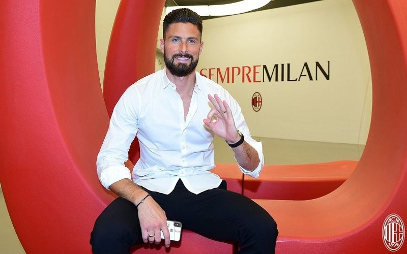 Terkenang Papin dan Van Basten, Olivier Giroud Senang Gabung AC Milan