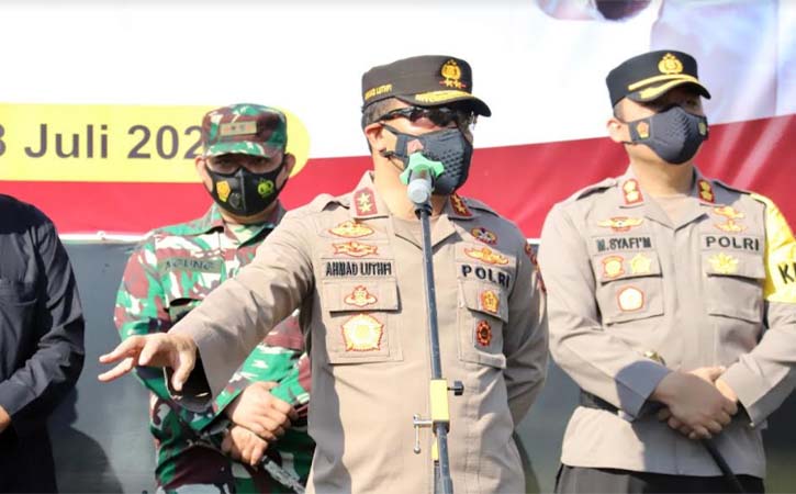 Kunker ke Karanganyar, Pangdam dan Kapolda Jateng Soroti PPKM Darurat