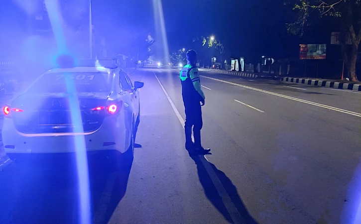 Penyekatan Jalan Lawu Karanganyar, Kendaraan Ini Boleh Tetap Melintas