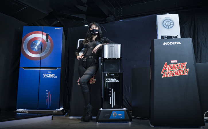 Modena Luncurkan Kulkas dan Dispenser Edisi Marvel, Intip Yuk