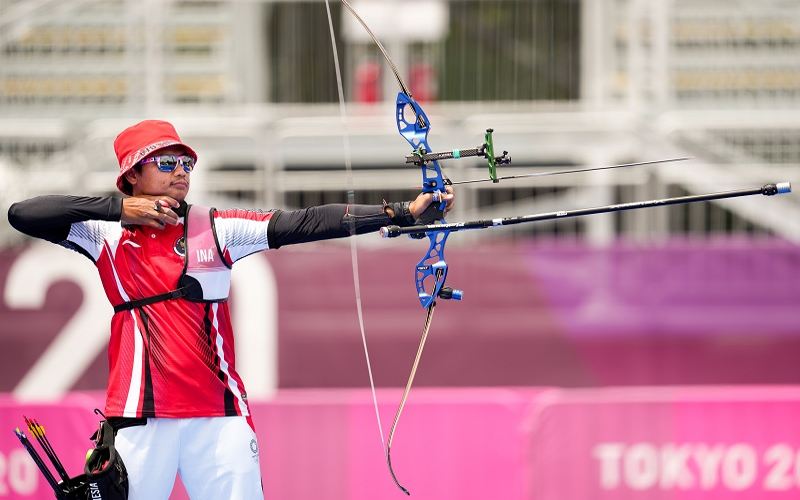 Ketat Lawan AS, Riau Ega Terhenti di 16 Besar Panahan Olimpiade Tokyo 2020