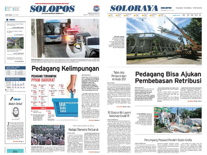 Solopos Hari Ini: Pedagang Kelimpungan - Vimarsana News