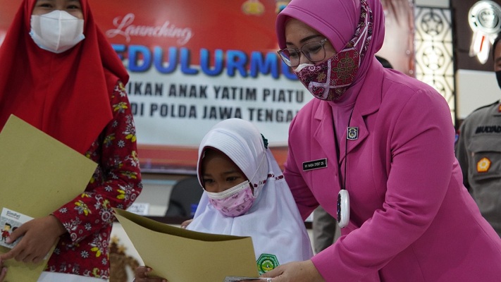 Empat Yatim Piatu Korban Covid-19 Jadi Anak Asuh Polres Wonogiri