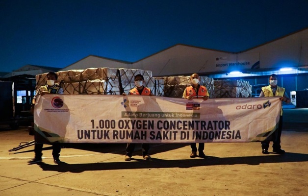 Dukung Penanganan Covid-19, Adaro Pasok 1.000 Konsentrator Oksigen