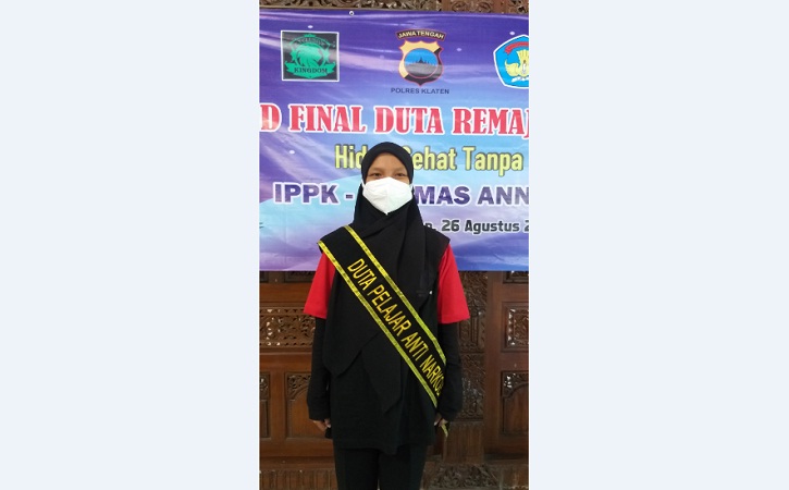 Kenalin Vania, Siswi SMAN 1 Cawas Juara Duta Pelajar Antinarkoba Klaten - Vimarsana News