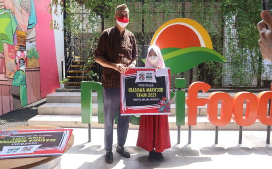Memperingati HUT ke-26, Marimas memberikan beasiswa bagi 163 anak dari jenjang SD, SMP, SMA hingga universitas. (Istimewa)