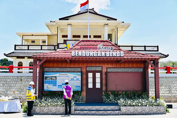 Presiden Joko Widodo Resmikan Bendungan Bendo di Ponorogo
