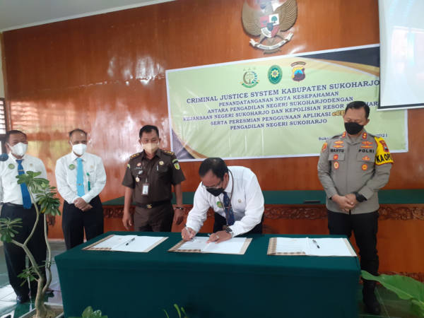 Percepat Penanganan Perkara, PN Sukoharjo Luncurkan Aplikasi e-CDP