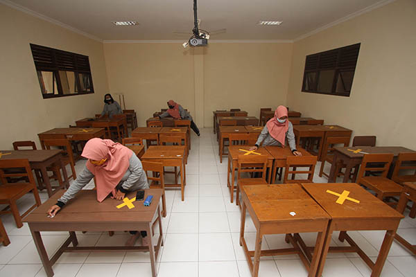 Persiapan Sekolah Menjelang Pembelajaran Tatap Muka di Solo