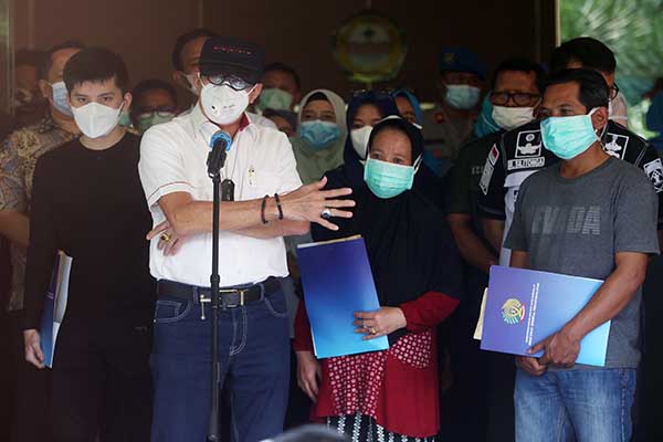 Keluarga Korban Kebakaran Lapas Tangerang Terima Santunan