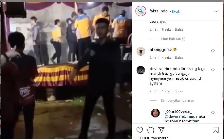 Merinding! Ada Suara Perempuan Diduga Hantu Bernyanyi di Pangung Hiburan
