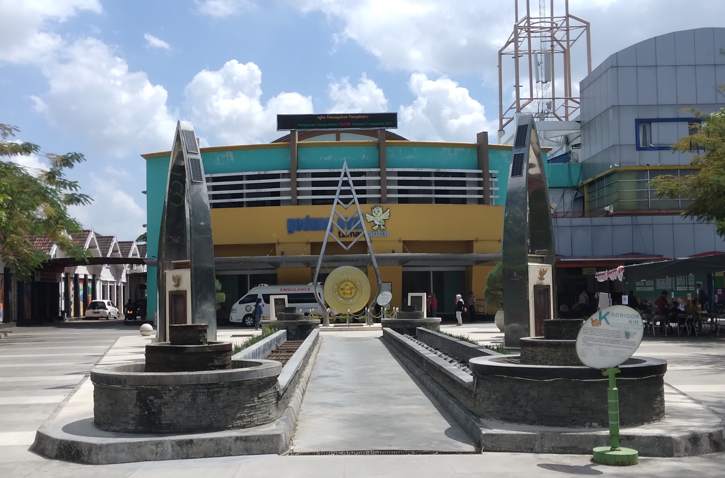 Suasana Taman Pintar Jogja yang masuk dalam salah satu destinasi wisata uji coba se-Jawa di masa PPKM level 3, Kamis (9/9/2021). (Harian Jogja/Yosef Leon)