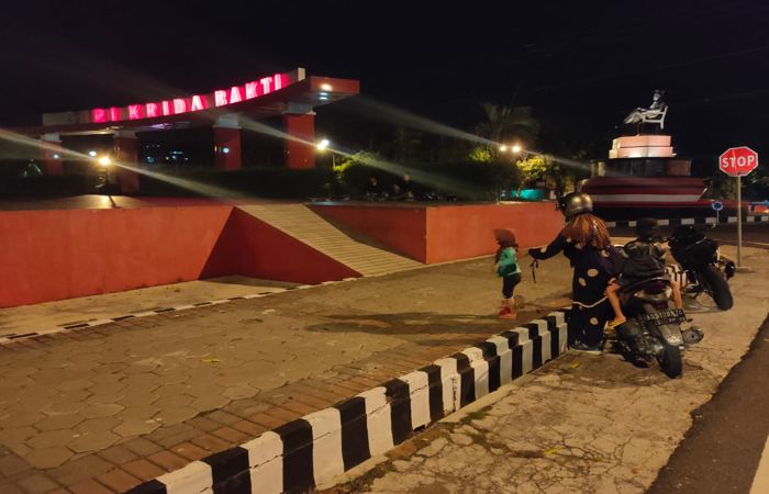 PJU Kembali Dinyalakan, Alun-Alun Wonogiri Terang Benderang