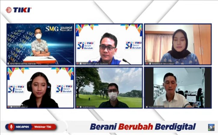 Tangkapan layar Solopos Virtual Talkshow: Berani Berubah Berdigital, Kamis (23/9/2021) yang disiarkan melalui media sosial Solopos. (Akhmad Ludiyanto/Solopos)