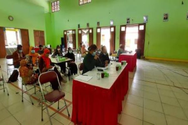 Asistensi teknis audit sosial pembangunan desa di Bangunjiwo, Kasihan, Bantul, DIY pada Juni 2021. (bangunjiwo-bantul.desa.id)
