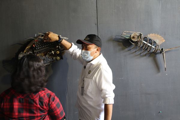 Peringati Sumpah Pemuda, 93 Karya Barang Bekas Dipajang di Art Klat