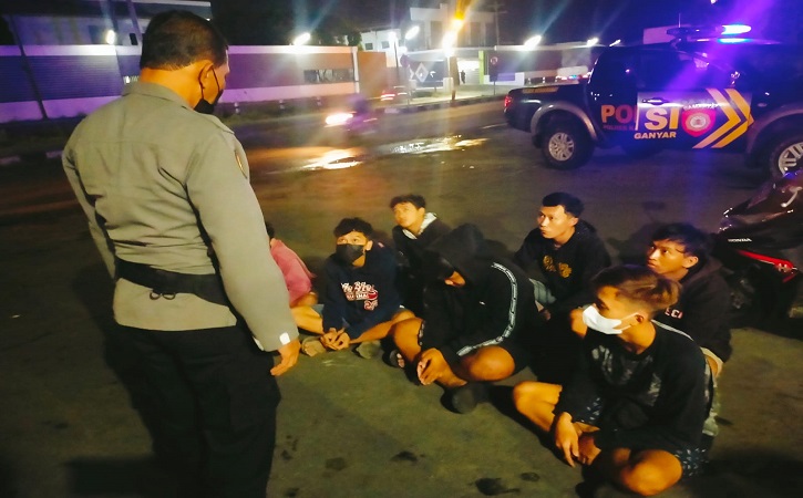 Aksi Balap Liar di Kebakkramat Karanganyar Dibubarkan Polisi