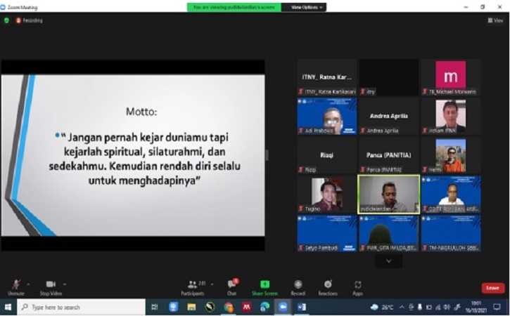 Institut Teknologi Nasional Yogyakarta (ITNY) menyelenggarakan workshop pengembangan kewirausahaan. (istimewa)