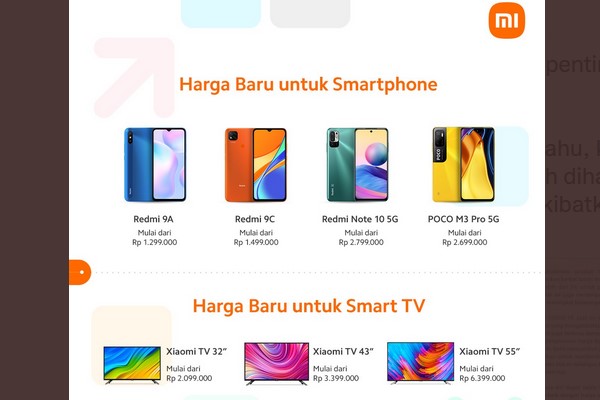 Chip Langka: Harga 4 HP Xiaomi Naik, 6 Smart TV Turun