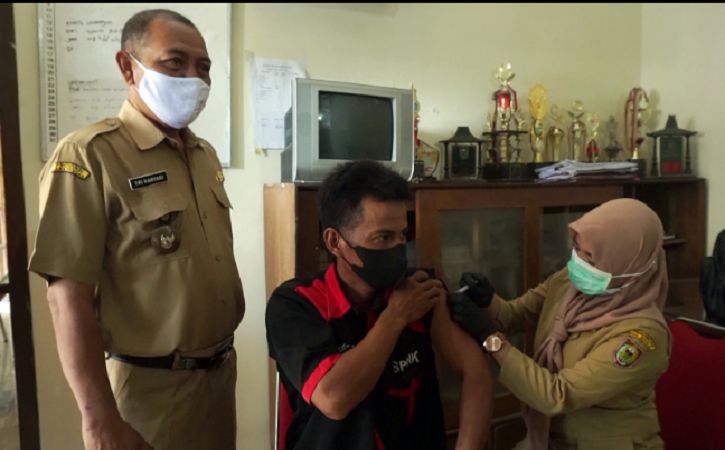 Mantap! 1.000 Warga Desa Madu Boyolali Sudah Divaksin Covid-19