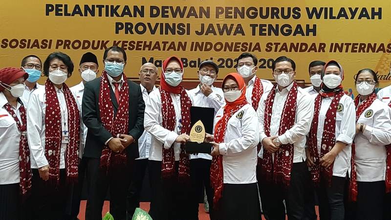 Dilantik, Asproksi Jateng Komitmen Pasarkan Produk Kesehatan Lokal