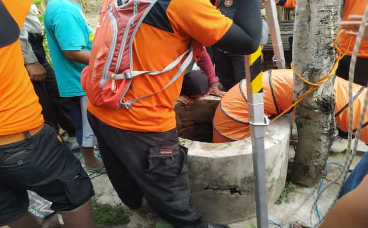 Tercebur Sumur 12 Meter, ODGJ Perempuan di Ponorogo Selamat