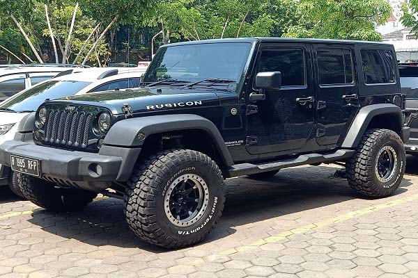 Mobil Rubicon Warga Sukoharjo yang Hilang Kabarnya Sudah Ketemu