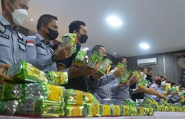 Peredaran Sabu-Sabu 100 Kilogram Digagalkan Polda Aceh