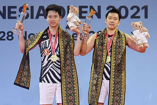 Mantap! Marcus/Kevin Juara Indonesia Open 2021