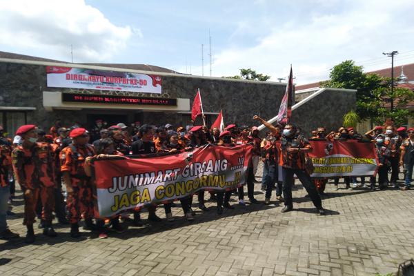 Datangi DPRD Boyolali, Pemuda Pancasila Sampaikan 2 Tuntutan