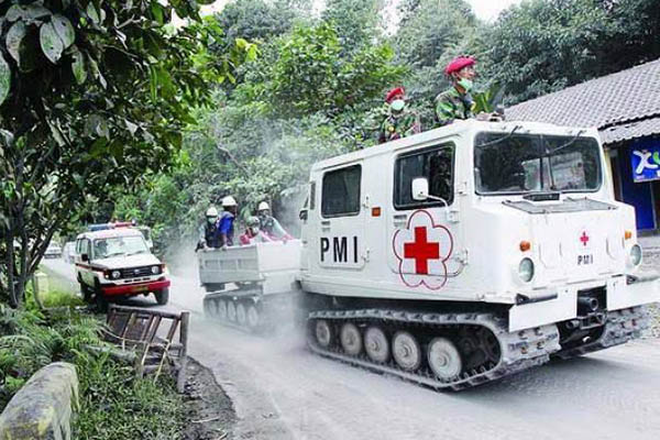 Hagglund PMI Bantu Evakuasi Erupsi Semeru, Tahan Hingga 60 ºC