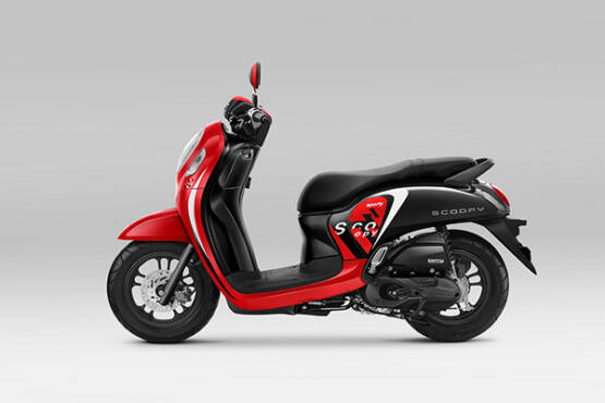 New Honda Scoopy Sporty Red