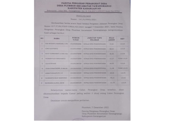 Pernah Kerja di Luar Negeri, Alasan Kades Pilih Menantu Jadi Perdes