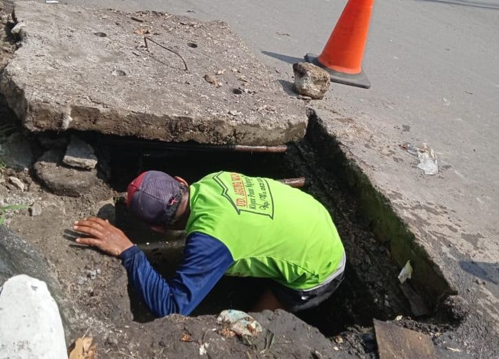 Gegara Ini Kantor Kesbangpol dan Disnakan Sragen Kebanjiran