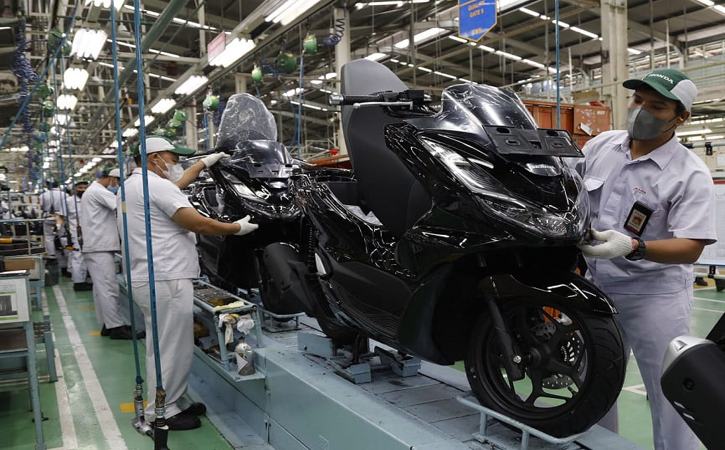 AHM Sumbang 49% dari Total Ekspor Motor RI, Segmen Skutik Mendominasi