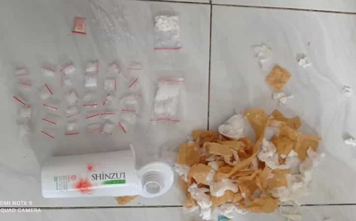 Petugas LP di Jatim Endus 31 Paket Sabu-Sabu Dalam Kemasan Sabun Cair