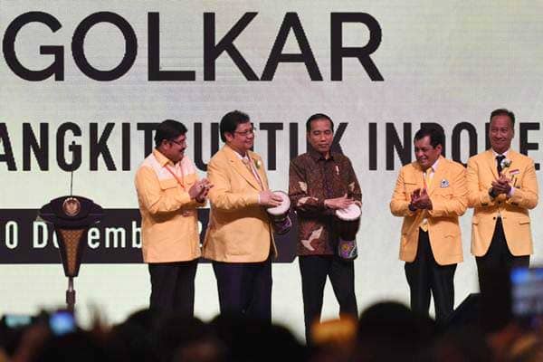 Ketua Umum Partai Golkar Airlangga Hartarto disebut tengah mengincar kursi kepresidenan dalam Pemilihan Presiden atau Pilpres 2024 mendatang. (Bisnis)