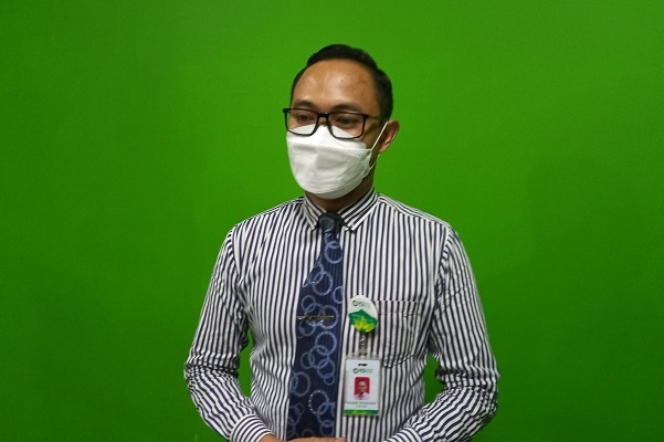 Kepala bagian Humas RSI Sultan Agung, M Chanif Miftahuddin, saat ditemui dilokasi. (Solopos.com-Adhik Kurniawan)