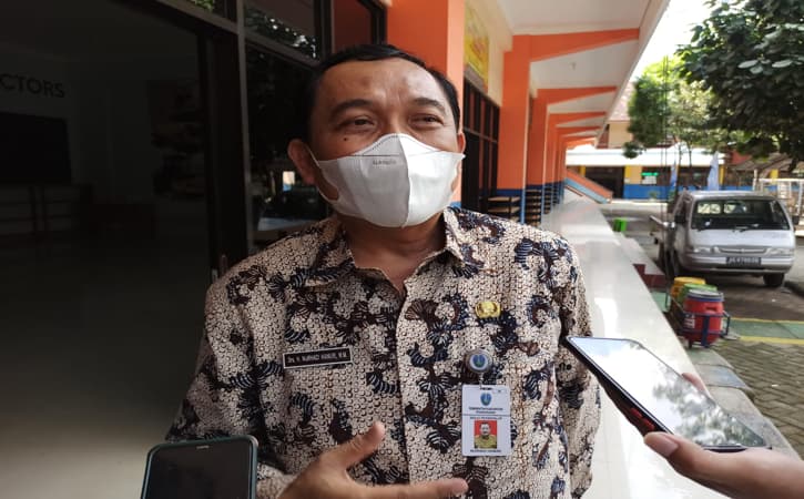 Nurhadi Hanuri, Kepala Dinas Pendidikan (Dindik) Ponorogo sedang melakukan percepatan untuk pengisian kepala sekolah Selasa (17/5/2022). (Ronaa Nisa’us Sholikhah/Solopos.com)