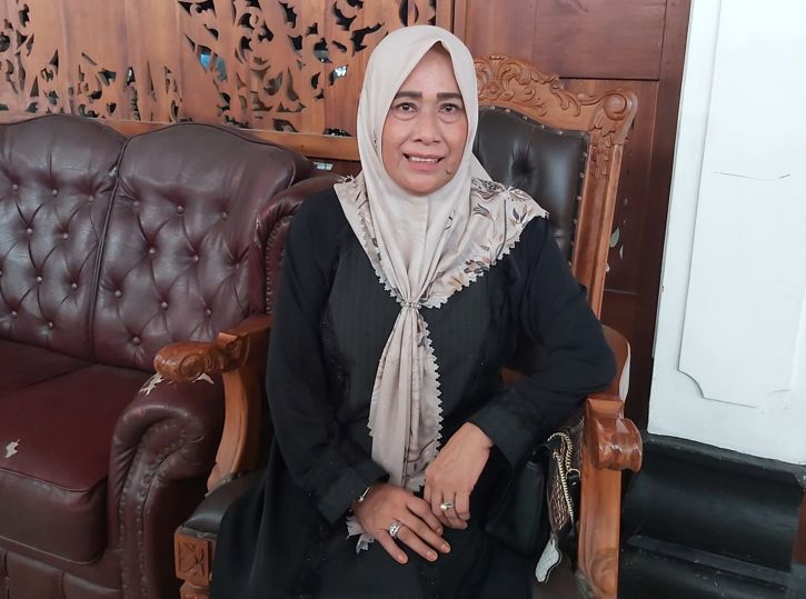 Ketua Penggerak PKK Karanganyar Siti Khomsyah. (Solopos.com/Indah Septiyaning Wardani)