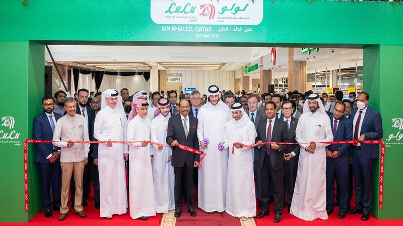 Pembukaan gerai Lulu Hypermarket di Ain Khaled, Qatar, April 2022 lalu. (lulugroupinternational.com)