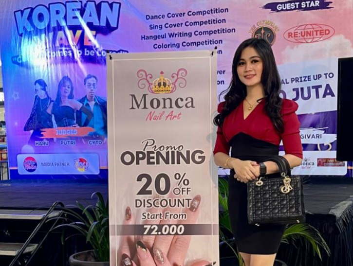 Wow, Ada Monca Nail Art Juga Loh di Korean Wave Solo Grand Mall