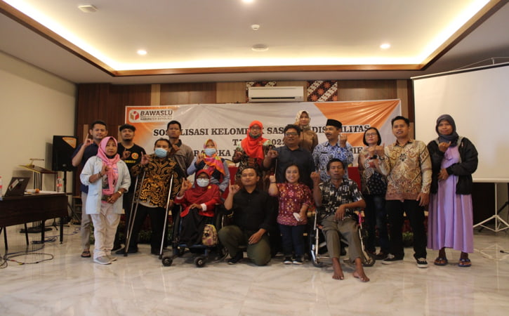 Bawaslu Boyolali Gandeng Penyandang Disabilitas untuk Awasi Pemilu