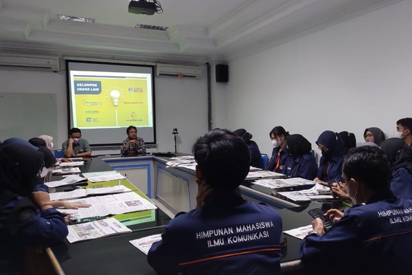 Mahasiswa Program Studi Ilmu Komunikasi Universitas Sahid (Usahid) Surakarta melakukan kunjungan studi ke Solopos Media Group, Jumat (17/6/2022). (Istimewa)