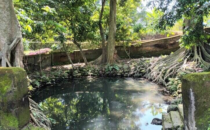 Suasana Sendang Gotan di Desa Mranggen, Kecamatan Jatinom, Kabupaten Klaten, Rabu (8/6/2022). (Solopos/Fahmi Ghiffari)