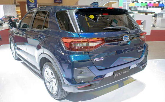  Penampilan Daihatsu Rocky HEV (Hybrid Electric Vehicle) di booth Daihatsu Hall 5A GIIAS (Gaikindo Indonesia International Auto Show), ICE BSD City pada 11–21 Agustus 2022, ICE BSD City, Tangerang.(Istimewa)