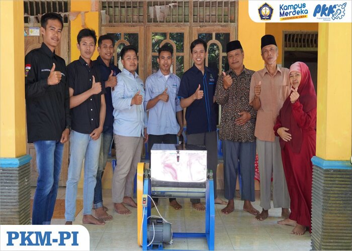 ITNY Ciptakan Mesin Suwir Daging untuk UMKM Ganing Bantul